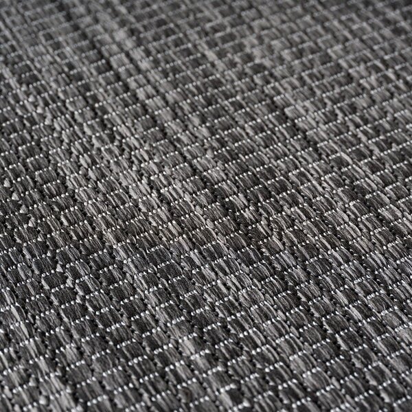 Passatoia da interno ed esterno nera 80x250 cm Mira 1450 – Ayyildiz Carpets