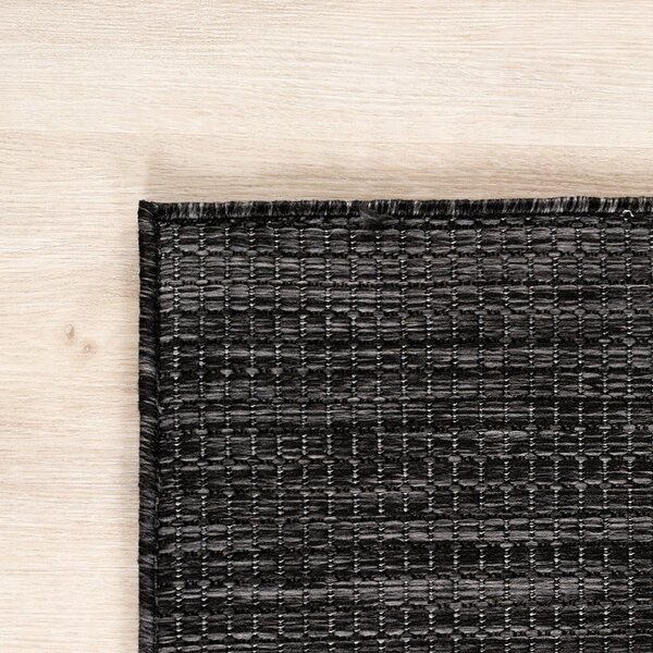 Passatoia da interno ed esterno nera 80x250 cm Mira 1450 – Ayyildiz Carpets