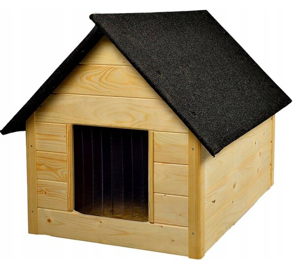 Cuccia isolata per cani con cuscino lettino | Colore trasparente | Ideale per giardino e patio | Comfort in estate e in inverno | Robusta e resistente alle intemperie