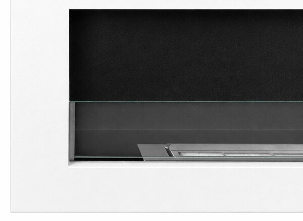 Divina Fire Camino a Bioetanolo da Parete Biocamino 120x40 colore Bianco Siena 120 - DF1200SIENAB