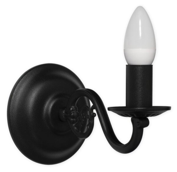 Brilagi - Lampada da parete IMPERO 1xE14/60W/230V nera