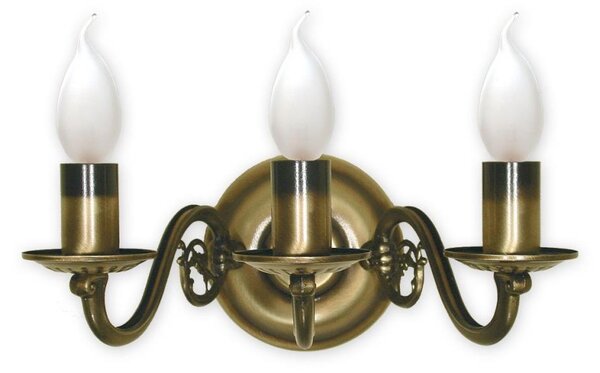 Brilagi - Lampada da parete IMPERO 3xE14/60W/230V ottone