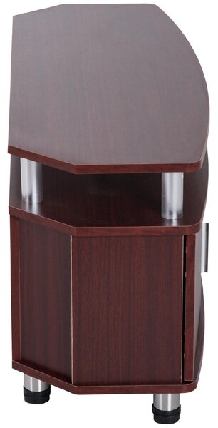 DecHome Mobile TV Moderno 2 Ante 2 Vani a Giorno Dimensioni 120x39,5x52 cm colore Marrone