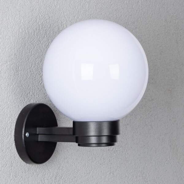 Brilagi-LED RGBW Applique da esterno HARBOR 1xE27/9W/230V IP33 nero/bianco