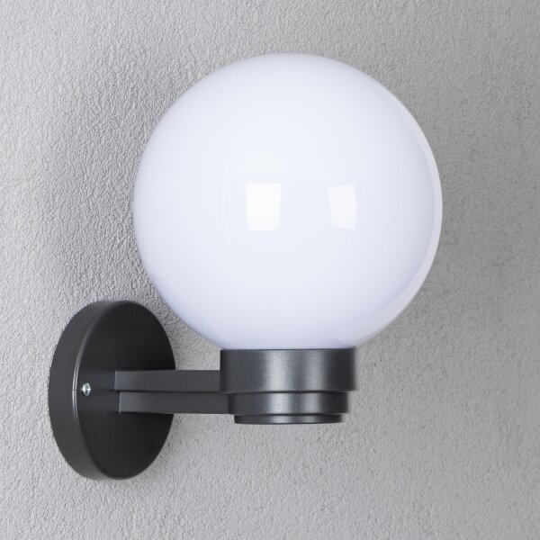 Brilagi -LED RGBW Applique da esterno HARBOR 1xE27/9W/230V IP33 antracite/bianco