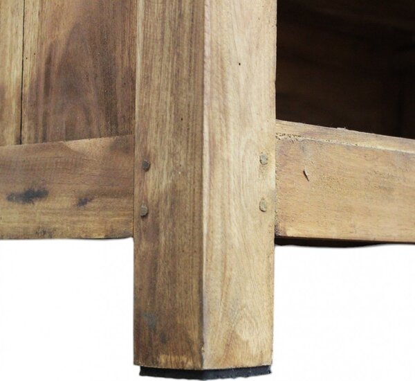 DecHome Mobile TV Moderno 2 Cassetti 4 Vani a Giorno in Legno Dimensioni 170x36x50 cm colore Legno