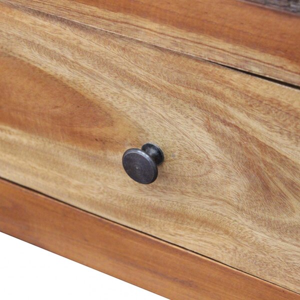 DecHome Mobile TV Moderno 2 Cassetti 4 Vani a Giorno in Legno Dimensioni 170x36x50 cm colore Legno