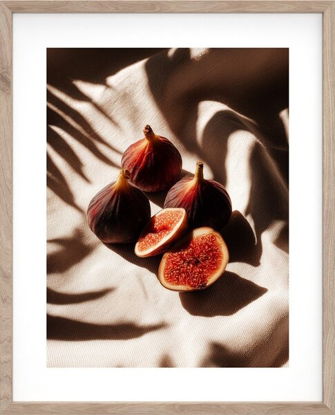 Dipinto stampato con cornice inclusa 40x50 cm Ripe Figs – Styler