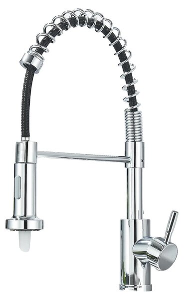 Miscelatore per cucina, monocomando, con doccetta estraibile, cromato