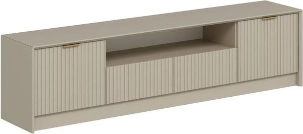 DecHome Mobile TV Moderno 4 Ante 1 Vano a Giorno Dimensioni 180x35x45 cm colore Cashmere - Kale