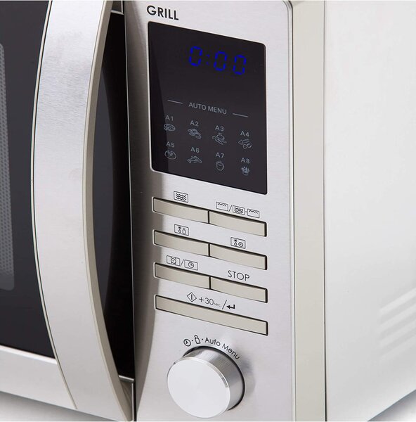 Sharp Forno Microonde Combinato con Grill Capacit 25 Litri Potenza 900 Watt colore Acciaio - R-722STWE
