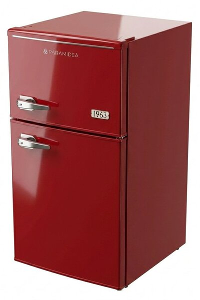 PYRAMIDEA Frigorifero Doppia Porta Capacit 100 Litri Classe Energetica E Raffreddamento Statico colore Rosso - MAMBO105R