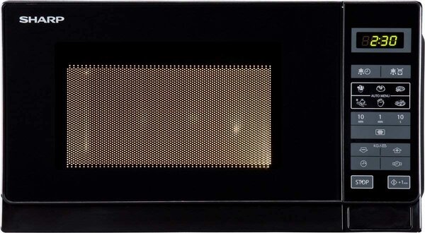 Sharp Forno Microonde con Grill Capacit 25 Litri Potenza 900 Watt colore Nero - R742BKW