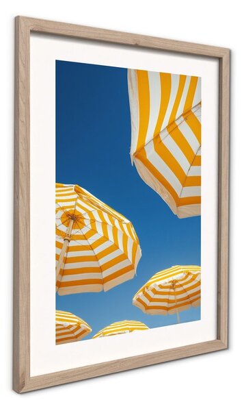 Dipinto stampato con cornice inclusa 30x40 cm Umbrellas – Styler