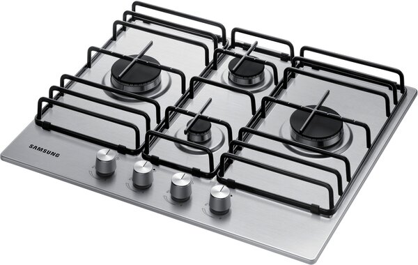 Samsung NA64H3110BS Piano Cottura 4 Fuochi a Gas 60 cm colore Inox