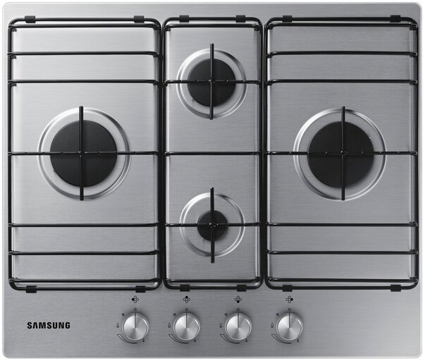 Samsung NA64H3110BS Piano Cottura 4 Fuochi a Gas 60 cm colore Inox