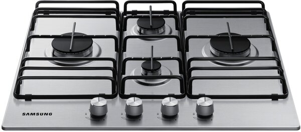 Samsung NA64H3110BS Piano Cottura 4 Fuochi a Gas 60 cm colore Inox