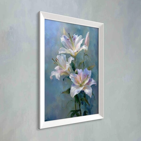 Dipinto stampato con cornice inclusa 56x75 cm Lilies – Styler