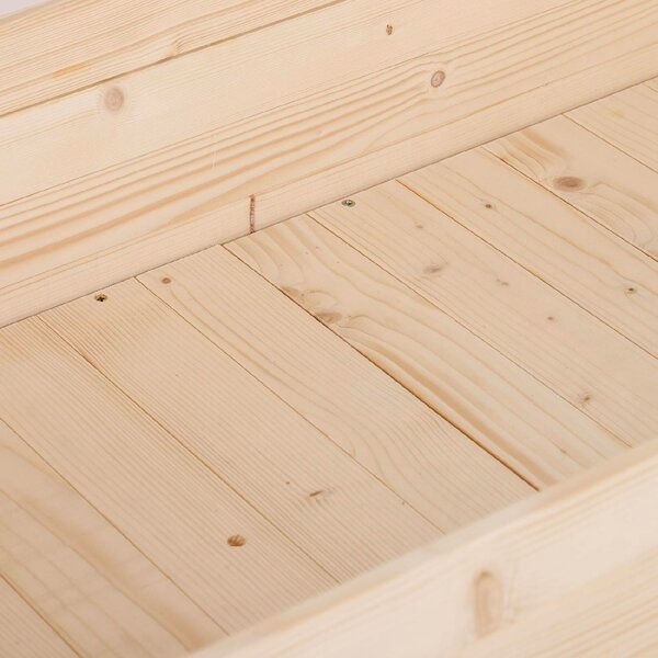 VivaGarden Orto Urbano Pensile In Legno con Fodera In Tessuto 122.5x56.5x76 cm - 845D35