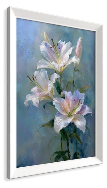 Dipinto stampato con cornice inclusa 56x75 cm Lilies – Styler