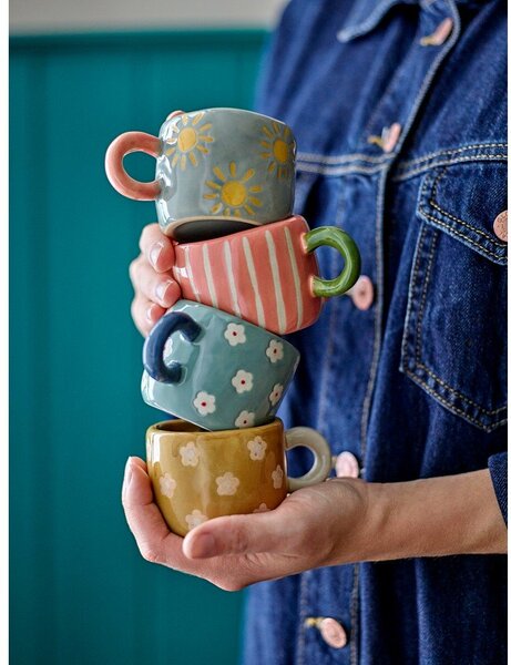 Tazza per bambini azzurra in ceramica 110 ml Nini – Bloomingville