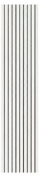 Divina Home Set 10 pz Pannello Decorativo in PVC a Listelli Effetto Doghe in Legno 120x30 Rivestimento Murale Bianco - DH104807
