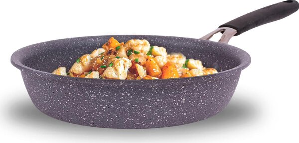 LAGOSTINA Padella Antiaderente Induzione in Alluminio 20 cm colore Grigio Tempra Mineral