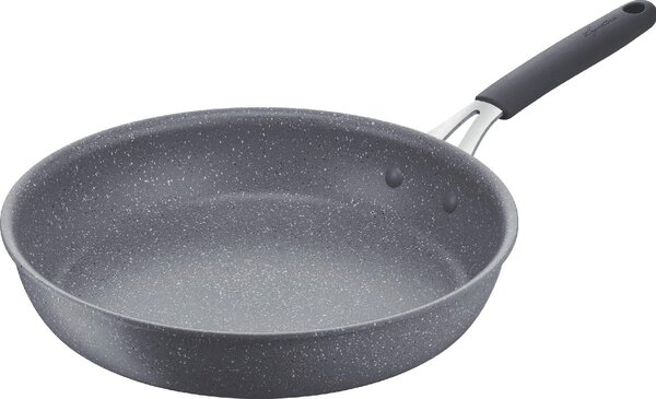 LAGOSTINA Padella Antiaderente Induzione in Alluminio 28 cm Rivestimento Mineralis colore Grigio - Tempra Mineral