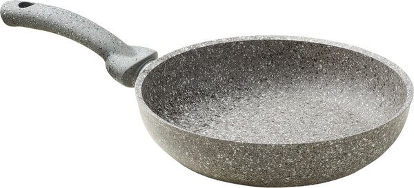 Accademia Mugnano Padella Antiaderente Induzione in Alluminio Forgiato 28 cm Rivestimento AM Mineral Stone Cuore Di Pietra