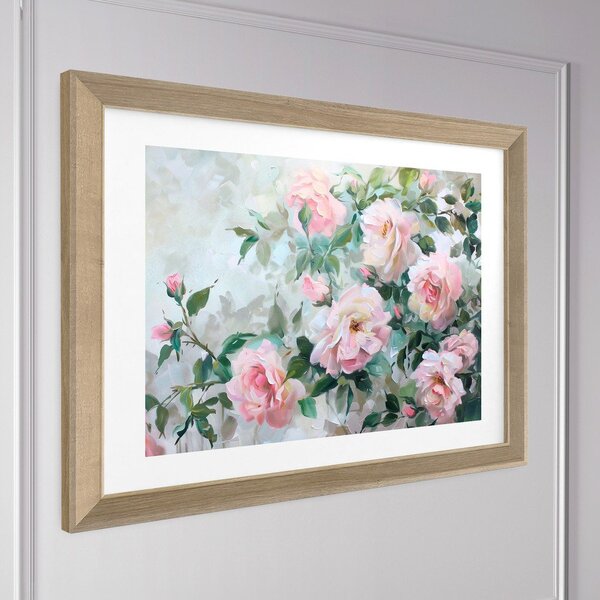 Dipinto stampato con cornice inclusa 75x56 cm Blooming Roses – Styler