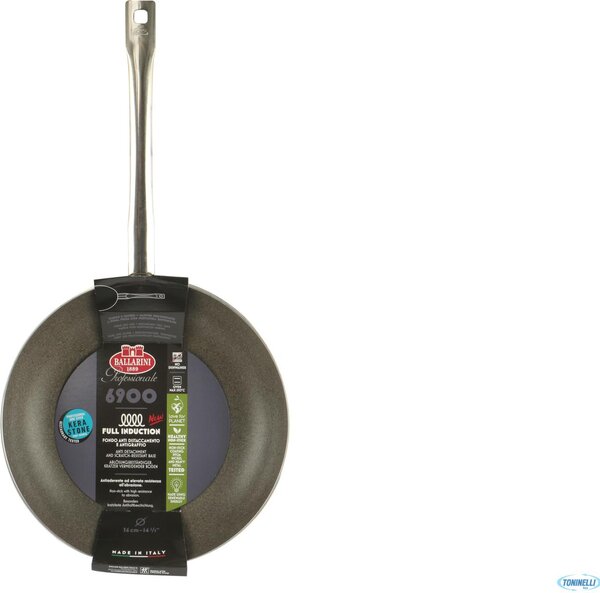 BALLARINI Padella Antiaderente Induzione in Alluminio Professionale Alta Svasata 32 cm Serie 6900