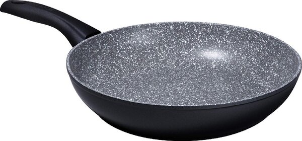 Aeternum Padella Antiaderente Induzione in Alluminio Rivestimento Petravera Plus 26 cm Black Pearl Induction