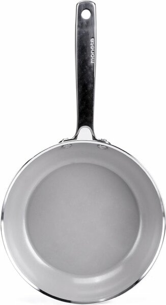 MONETA Padella Antiaderente Induzione in Alluminio 20 cm colore Nero Armonia Finegres