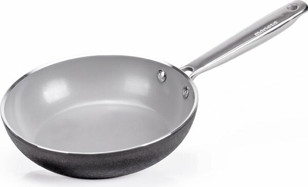 MONETA Padella Antiaderente Induzione in Alluminio 20 cm colore Nero Armonia Finegres