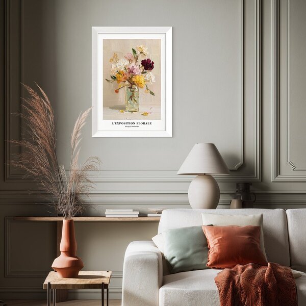 Dipinto stampato con cornice inclusa 56x75 cm Sunny Bouquet – Styler