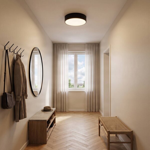 Plafoniera soffitto Cleo TEMAR LIGHTING, dimmerabile, Nero, Soggiorno / Sala da pranzo, Moderno, Plafoniera