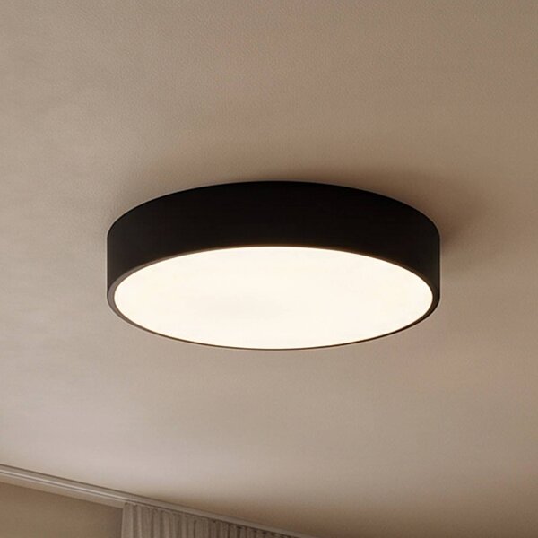 Plafoniera soffitto Cleo TEMAR LIGHTING, dimmerabile, Nero, Soggiorno / Sala da pranzo, Moderno, Plafoniera