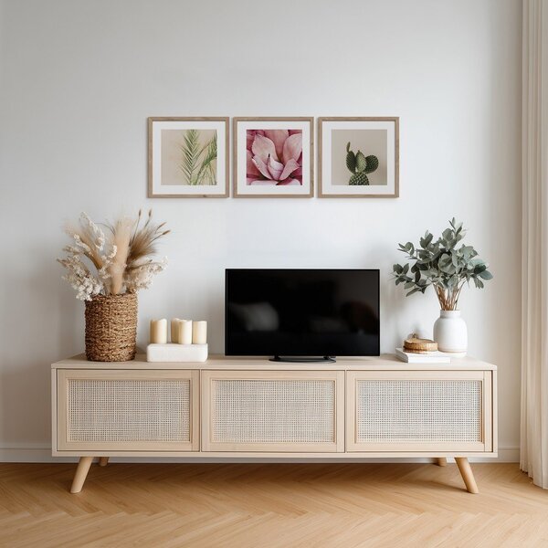 Set di dipinti stampati con cornice inclusa 3 pz 30x30 cm Fresh – Styler
