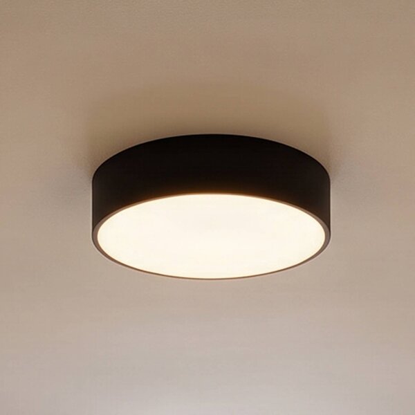 Plafoniera soffitto Cleo TEMAR LIGHTING, dimmerabile, Nero, Soggiorno / Sala da pranzo, Moderno, Plafoniera