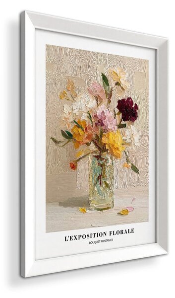 Dipinto stampato con cornice inclusa 56x75 cm Sunny Bouquet – Styler