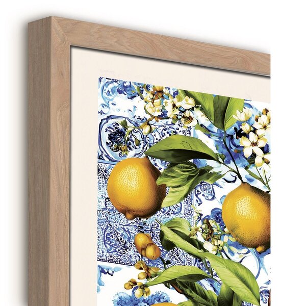 Dipinto stampato con cornice inclusa 40x50 cm Sicilia – Styler