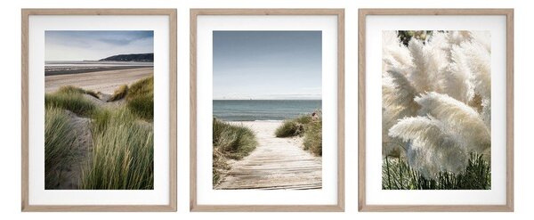 Set di dipinti stampati con cornice inclusa 3 pz 30x40 cm Tranquil – Styler