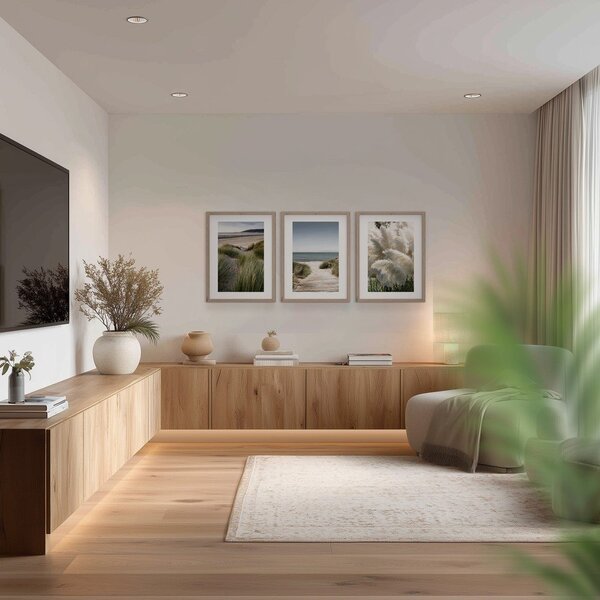 Set di dipinti stampati con cornice inclusa 3 pz 30x40 cm Tranquil – Styler