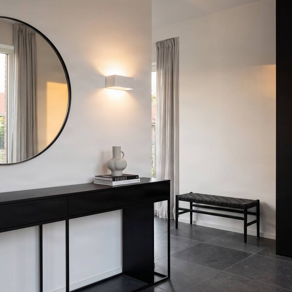 Applique da parete a LED Karam Arcchio, Bianco / Opale, Soggiorno / Sala da pranzo, Alluminio, Moderno, Applique a LED