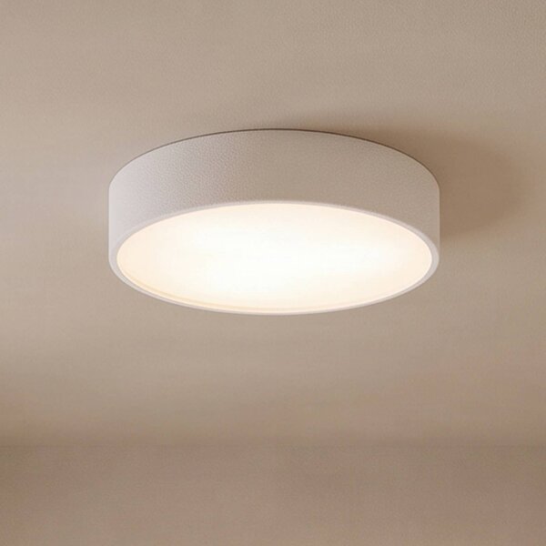 Plafoniera Cleo 400 TEMAR LIGHTING, dimmerabile, Bianco / Opale, Soggiorno / Sala da pranzo, Metallo, Moderno, Plafoniera