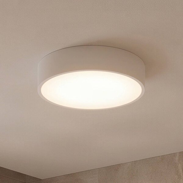 Plafoniera Cleo 300 TEMAR LIGHTING, dimmerabile, Bianco / Opale, Soggiorno / Sala da pranzo, Metallo, Moderno, Plafoniera