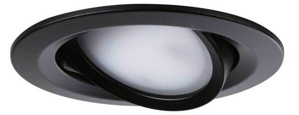 Paulmann LED da incasso Nova Coin Smart nero RGBW set 3 pezzi 8,4 cm Smart, dimmerabile, Nero, Soggiorno / Sala da pranzo, Alluminio, Moderno