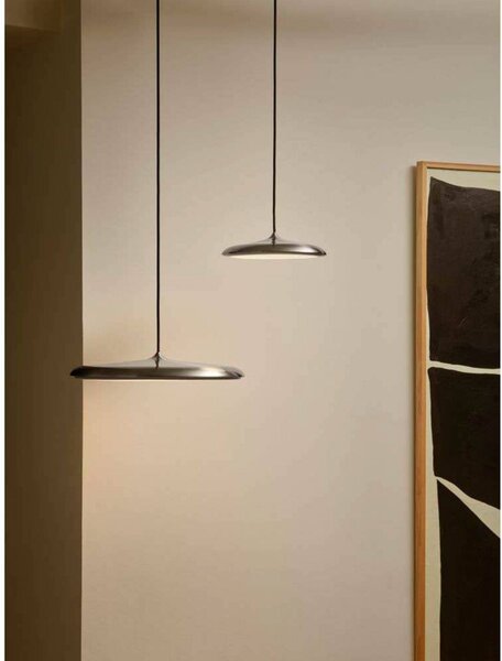 DFTP by Nordlux Lampada a sospensione Artist, dimmerabile, Alluminio / Grigio / Zincato, Soggiorno / Sala da pranzo, Acciaio Inox, Scandinavo, Lampada a sospensione
