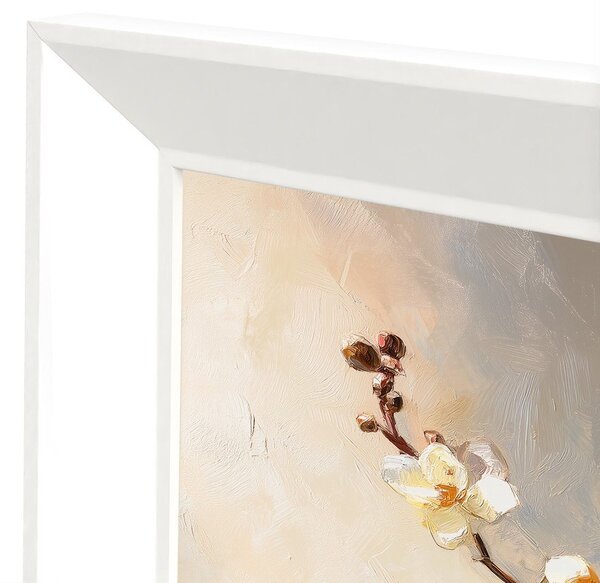 Dipinto stampato con cornice inclusa 56x75 cm White Orchid – Styler