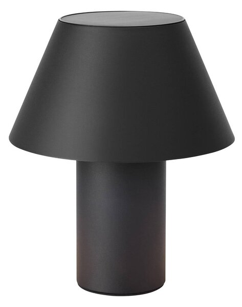 Markslöjd Lampada da tavolo LED solare Vivo, nera, IP44, altezza 30 cm, dimmerabile, Nero, Metallo, Scandinavo